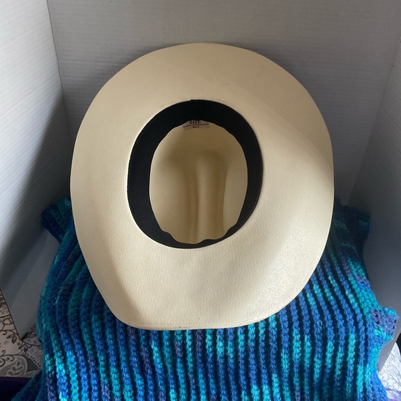 Floral Cream Cowboy Hat - Picture 6 of 8